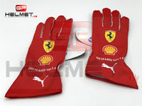 Charles Leclerc 2025 Racing gloves / Team Ferrari F1