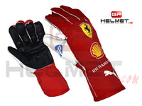Charles Leclerc 2025 Racing gloves / Team Ferrari F1