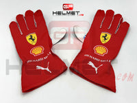Charles Leclerc 2025 Racing gloves / Team Ferrari F1