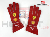 Charles Leclerc 2025 Racing gloves / Team Ferrari F1