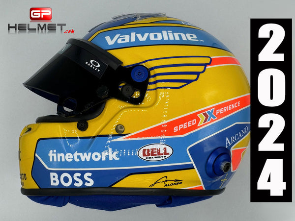 Fernando Alonso 2024 Helmet / Aston Martin