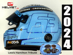 George Russell 2024 F1 Helmet Hamilton Tribute / Mercedes F1