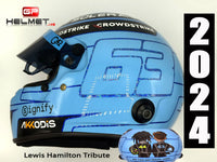 George Russell 2024 F1 Helmet Hamilton Tribute / Mercedes F1