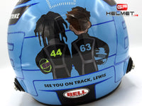 George Russell 2024 F1 Helmet Hamilton Tribute / Mercedes F1