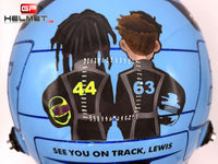 George Russell 2024 F1 Helmet Hamilton Tribute / Mercedes F1