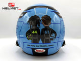 George Russell 2024 F1 Helmet Hamilton Tribute / Mercedes F1