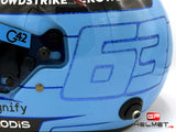 George Russell 2024 F1 Helmet Hamilton Tribute / Mercedes F1