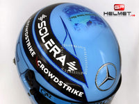 George Russell 2024 F1 Helmet Hamilton Tribute / Mercedes F1