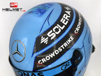 George Russell 2024 F1 Helmet Hamilton Tribute / Mercedes F1