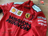 Vettel 2020 Mission Winnow Racing Suit / Ferrari F1