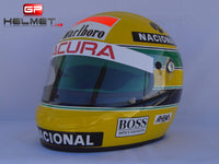 Ayrton Senna 1990 RHEOS Helmet / Team Mc Laren F1