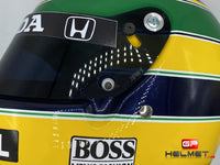 Ayrton Senna 1991 Replica Helmet / Team Mc Laren F1